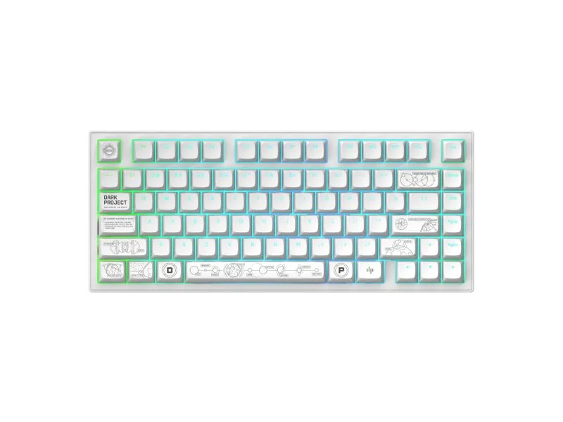 ALU Terra Nova White - Wireless Gaming Keyboard (ANSI)