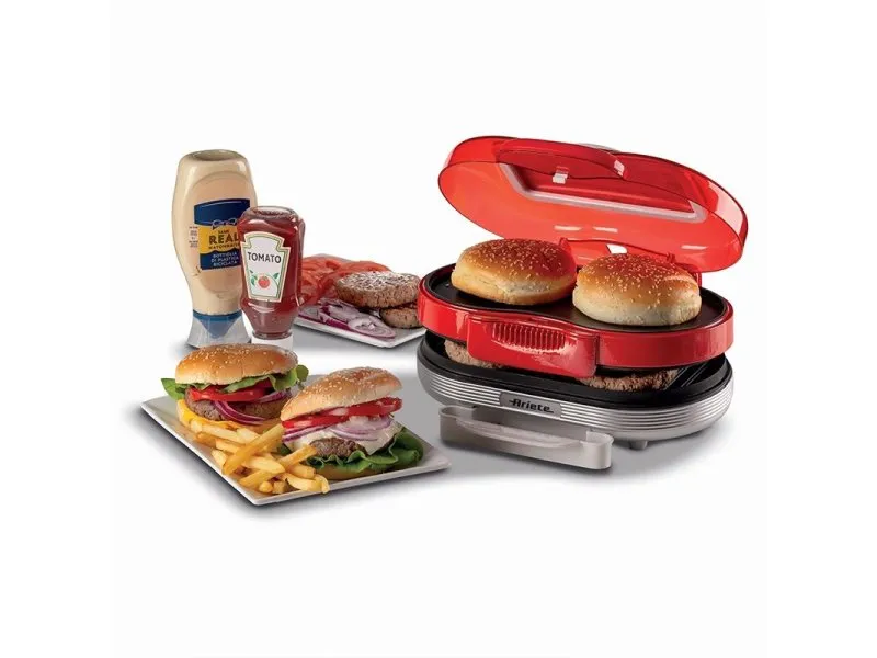 Aparat za hamburgere PARTY TIM 0205 1200W crveni
