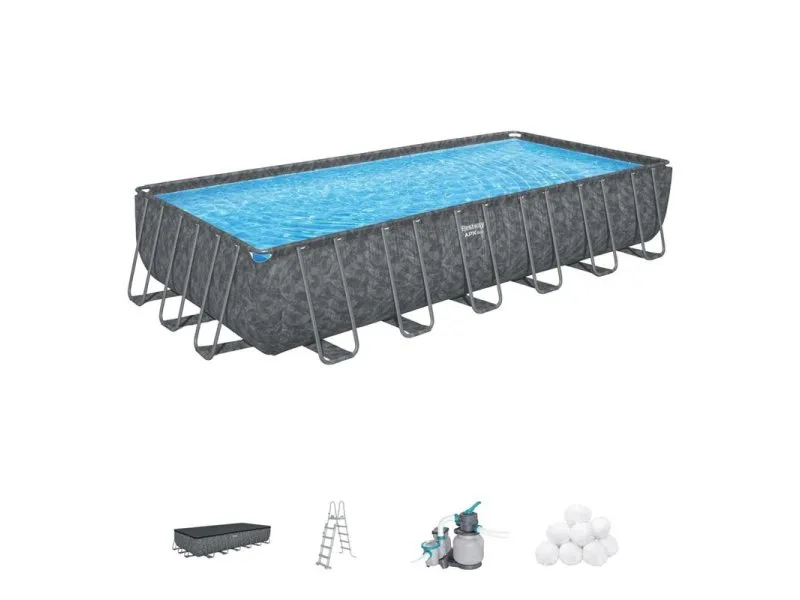 APX 365 porodični bazen 7.32 x 3.66 x 1.32m sa čeličnim ramom i pumpom