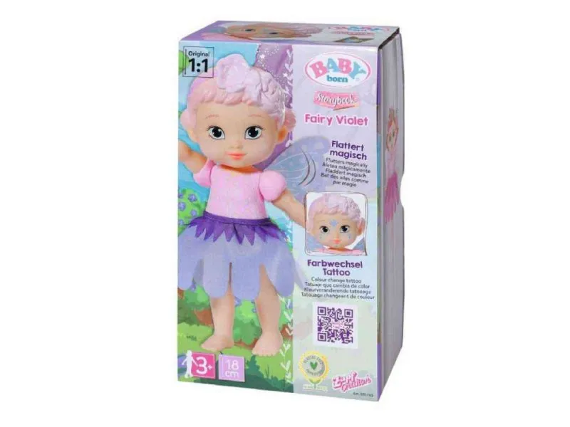 BABY BORN STORYBOOK FAIRY VIOLET 18CM OPP