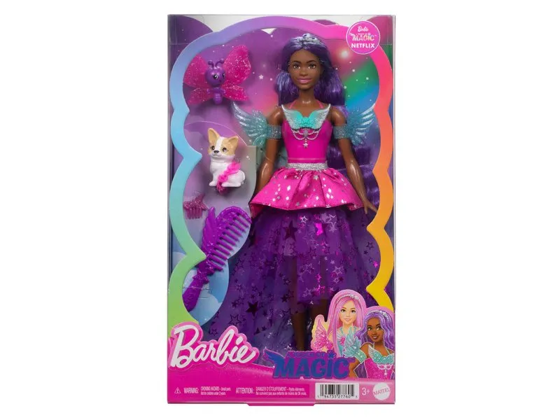 Barbie lutka set sa kucom i leptirom