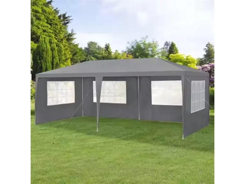 Baštenski šator, 3x6m, 6 strana, Gray