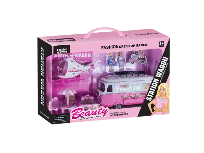 Beauty kombi set sa lutkama i helikopterom
