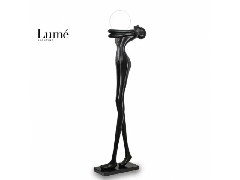 Belore 30 Podna lampa crna
