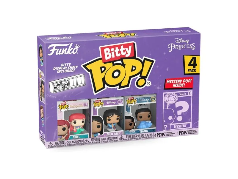 Bitty POP! Disney - Ariel, 4 komada u pakovanju