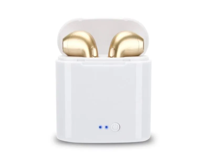 Bluetooth slušalice Airpods i7s zlatne HQ