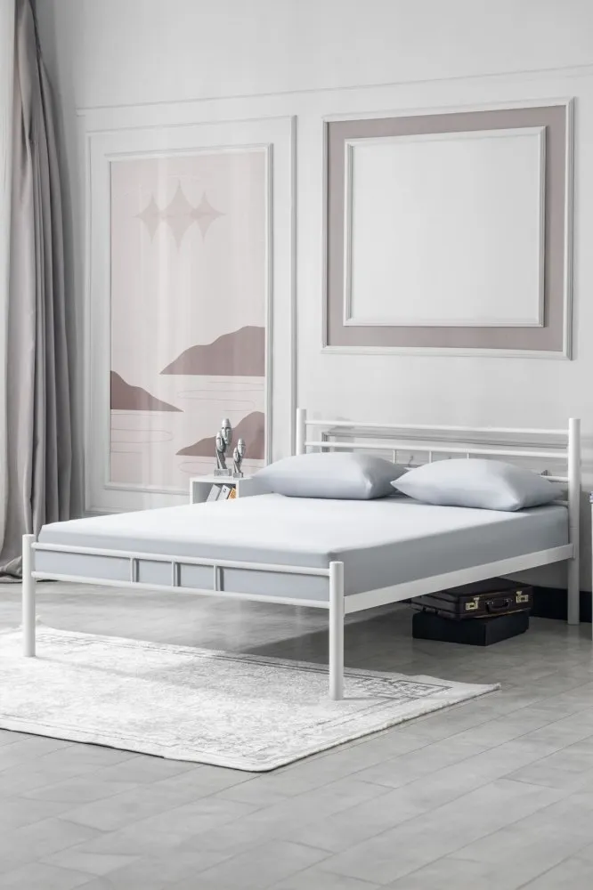 Bračni krevet K70 White (120 x 200)