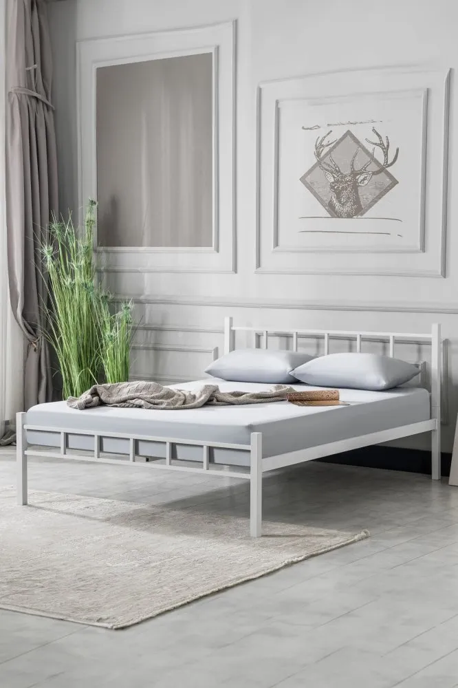 Bračni krevet K90 White (140 x 200)
