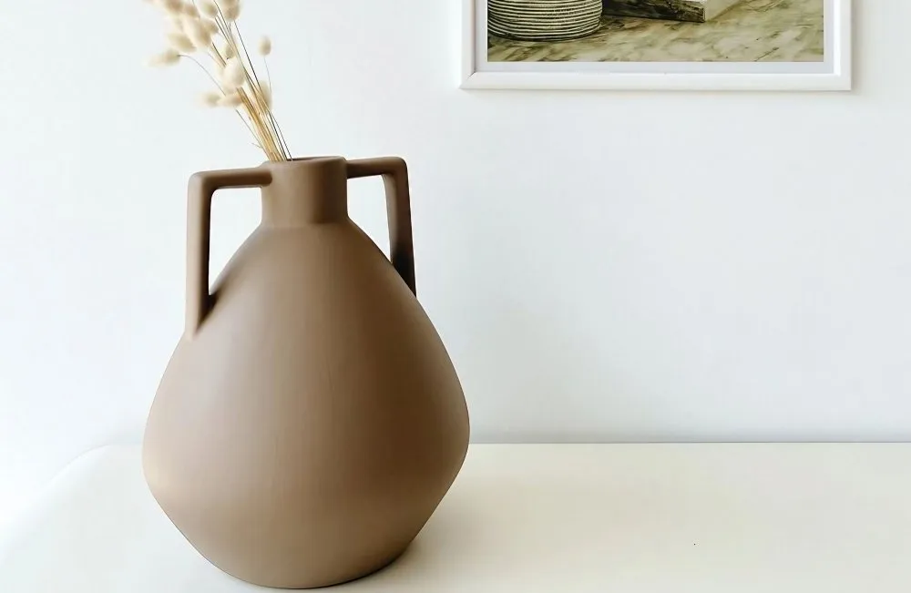 Braon keramička vaza CY0125
