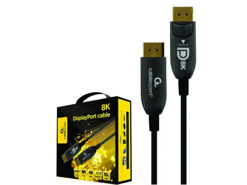 CC-DP8K-AOC-10M Gembird Active Optical Cables (AOC) DisplayPort v.1.4 (8K@60Hz/4K@120Hz) 10m