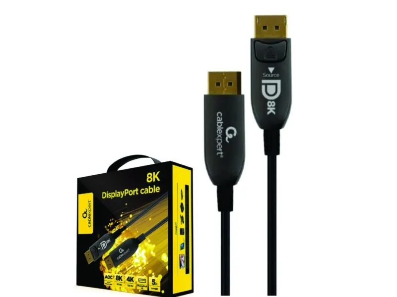 CC-DP8K-AOC-5M Gembird Active Optical Cables (AOC) DisplayPort v.1.4 (8K@60Hz/4K@120Hz) 5m