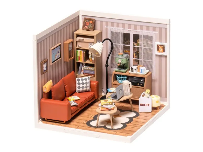 Cozy Living Lounge, drvena maketa