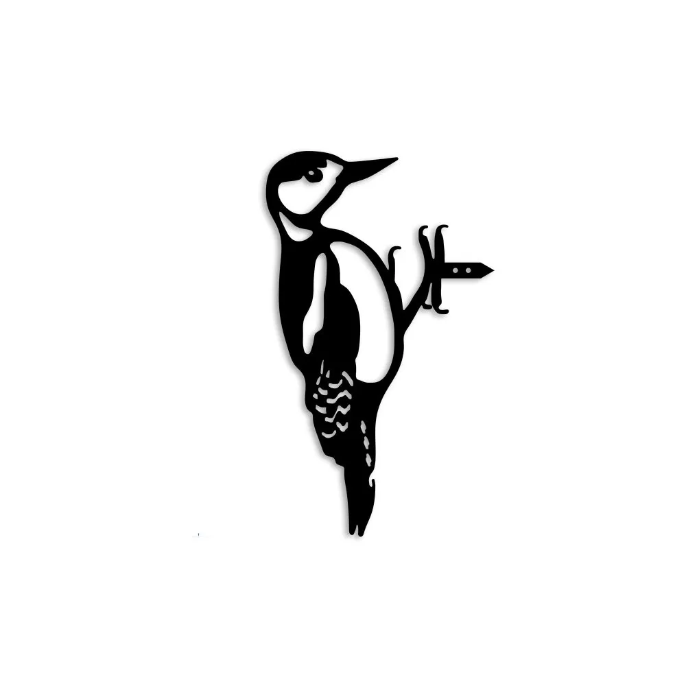 Decorative Object figura Bird On The Branch 01 Black
