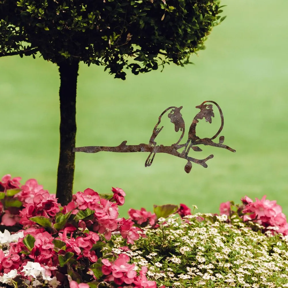 Decorative Object figura Bird On The Branch 06 Brown