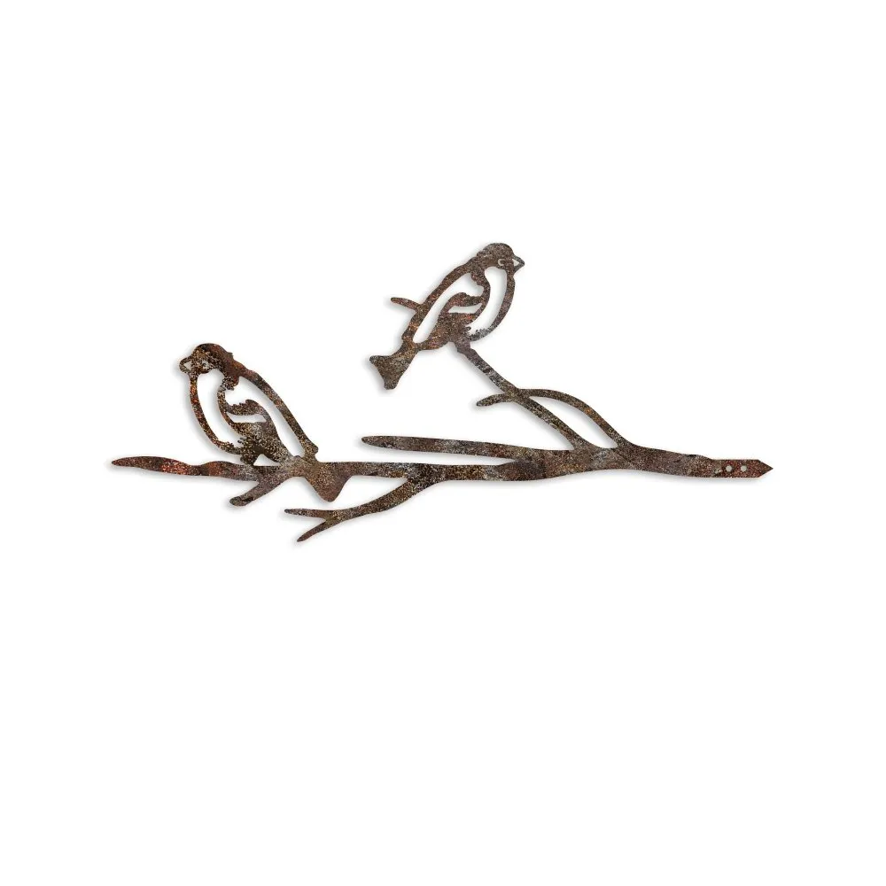 Decorative Object figura Bird On The Branch 08 Brown