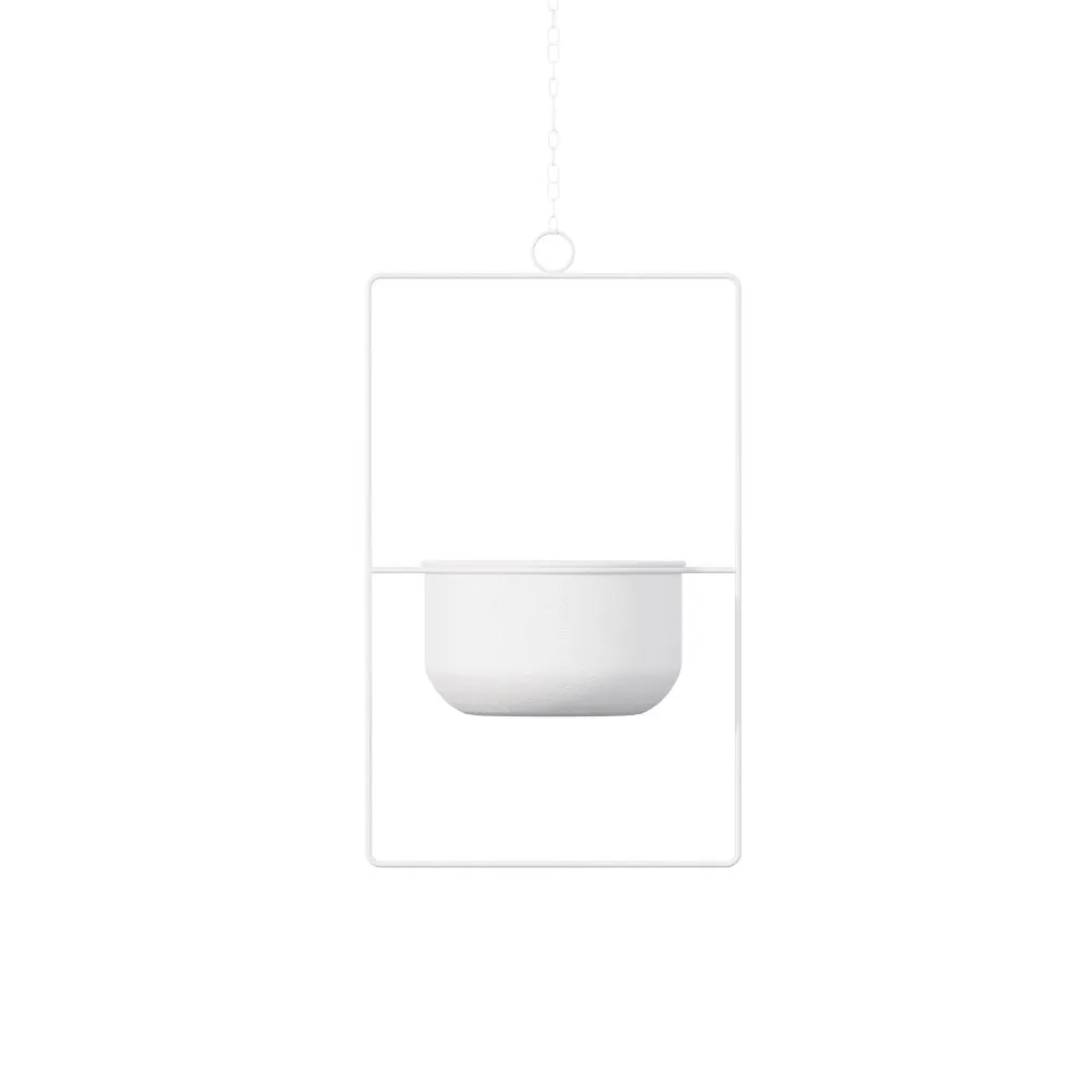 Decorative Pot bela saksija Parapet White