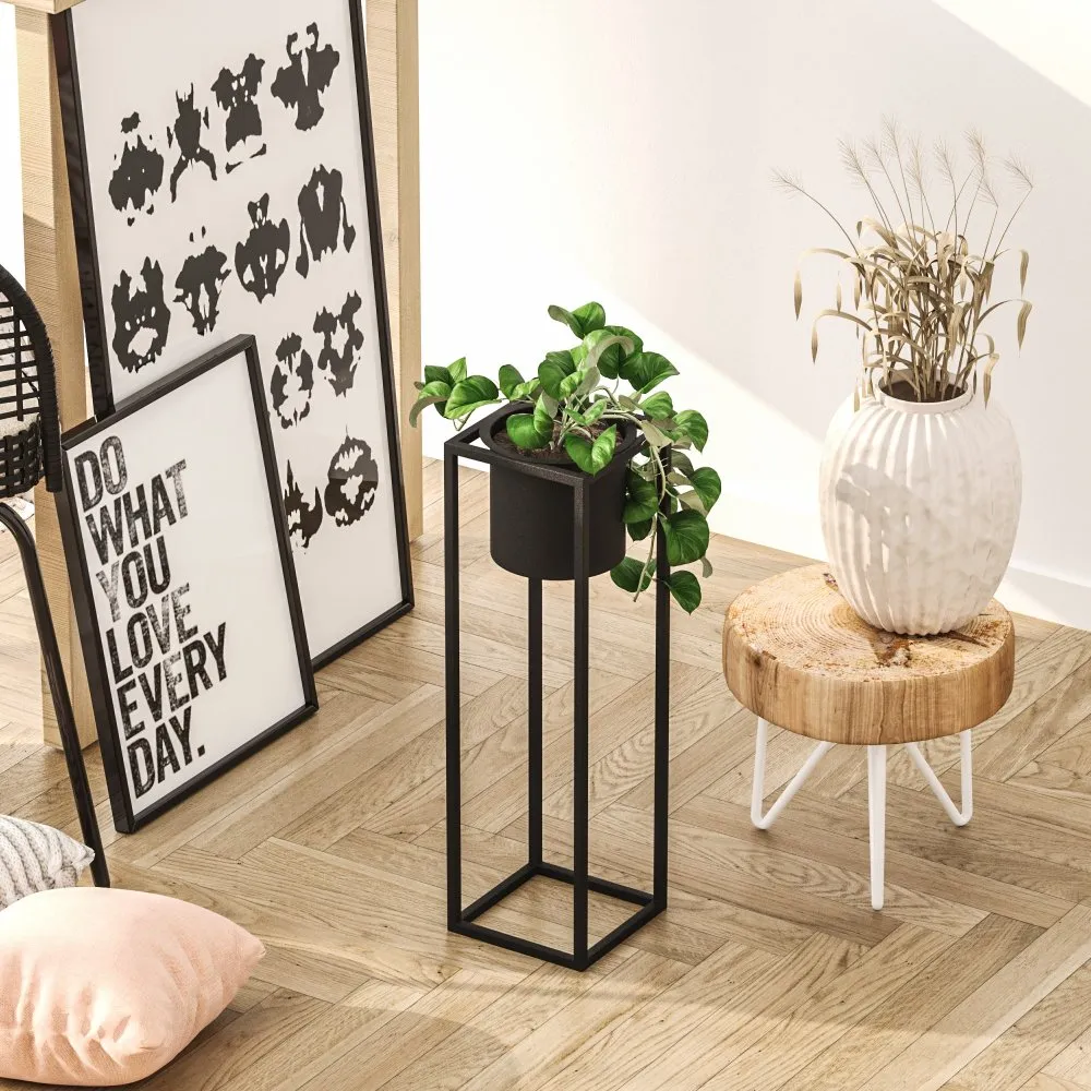 Decorative Pot crna saksija GED 023