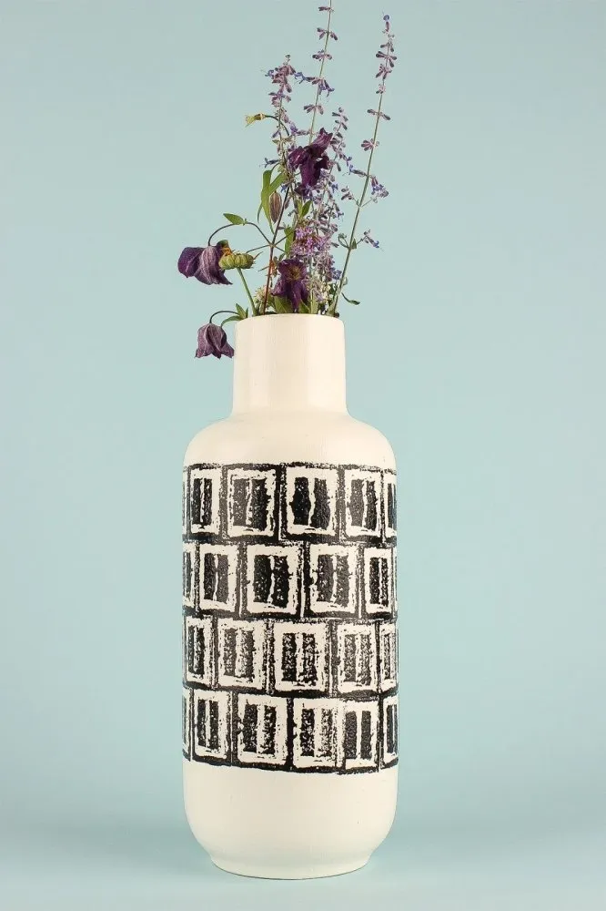 Decorative Pot crno bela keramička vaza YL694