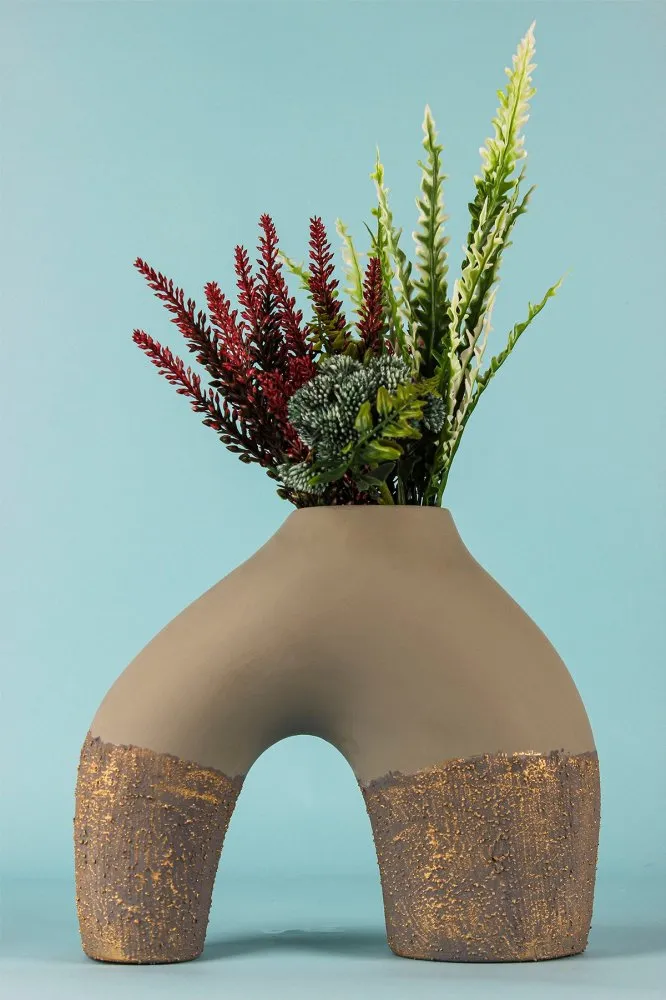 Decorative Pot keramička bež saksija BK005