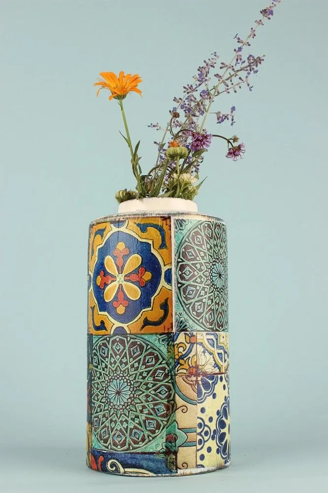 Decorative Pot multicolor keramička vaza YL692