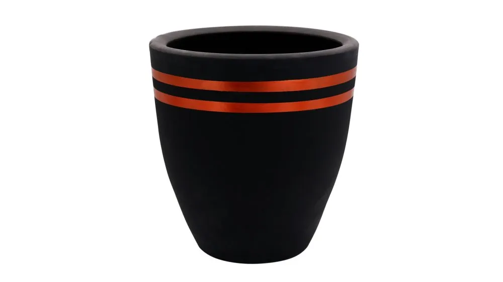 Decorative Pot Pietra 20 Red Black