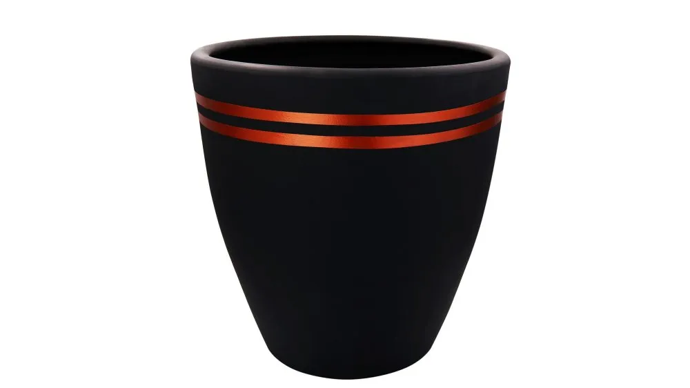 Decorative Pot Pietra 30 Red Black
