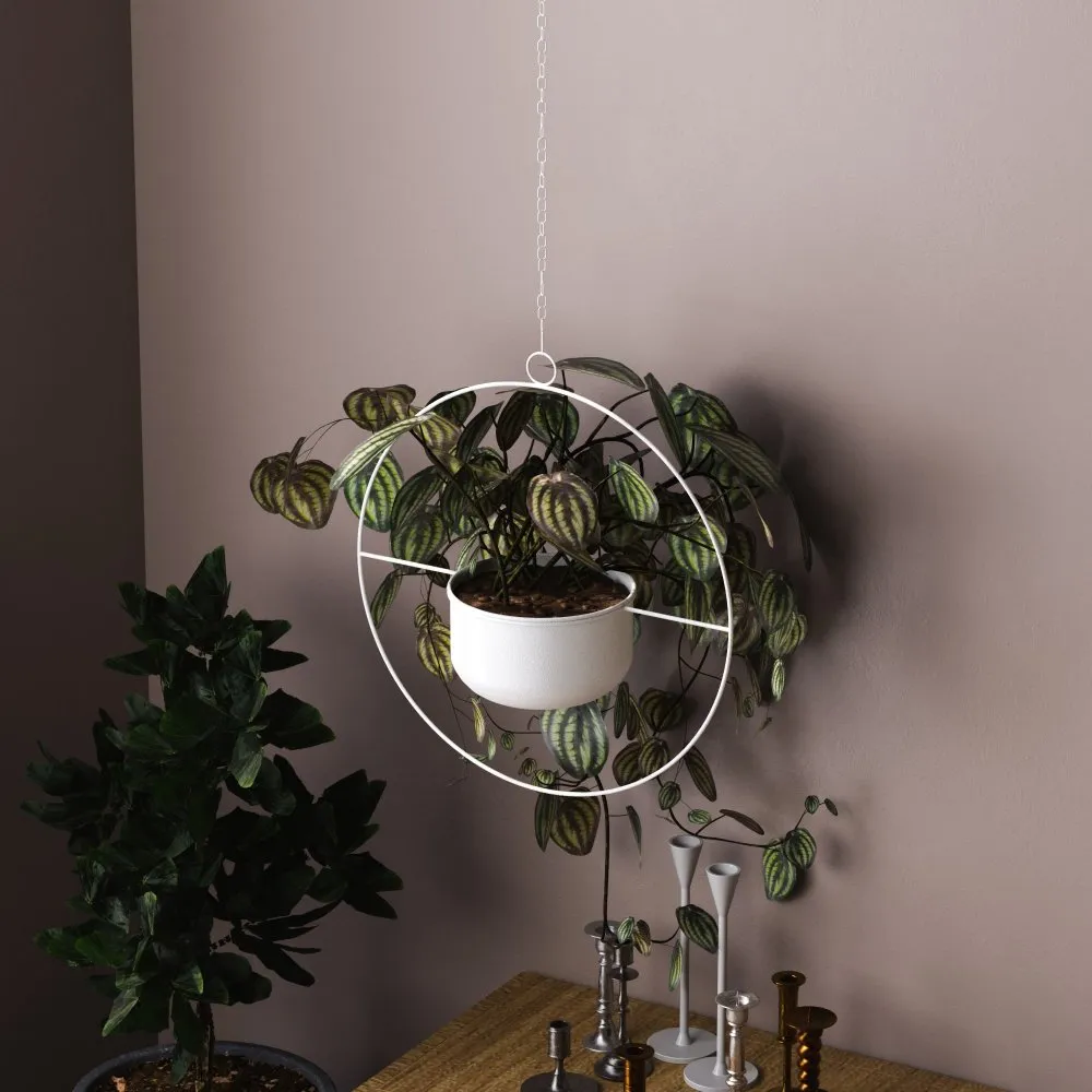 Decorative Pot saksija Payanda White