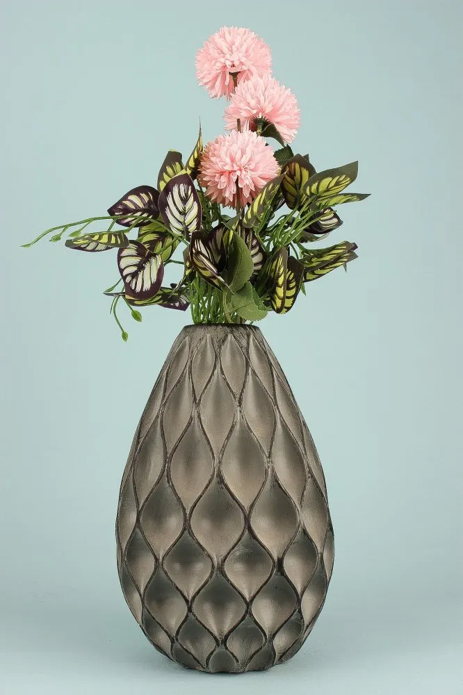 Decorative Pot siva keramička vaza YL720