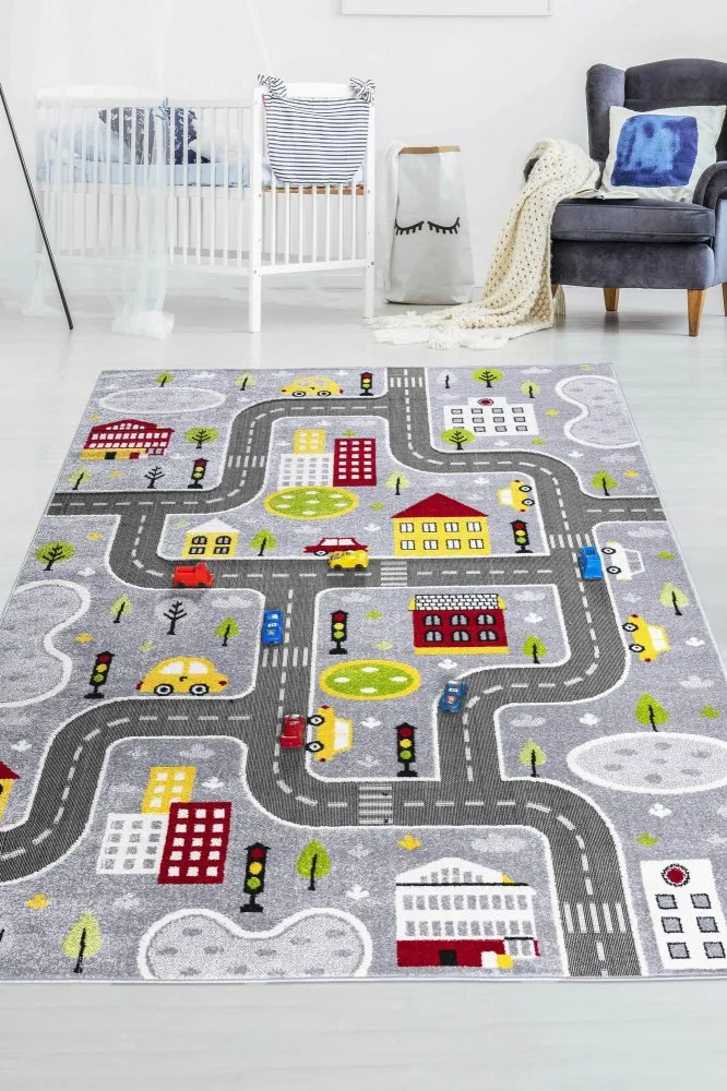 Dečiji tepih Trafik Grey 120 x 170 (733MLC1214)