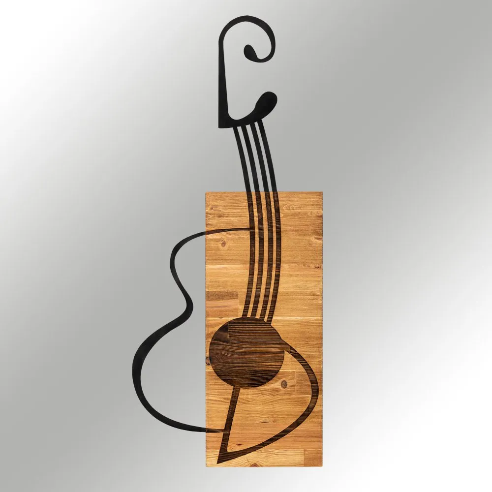 Dekorativni drveni zidni pribor Gitar