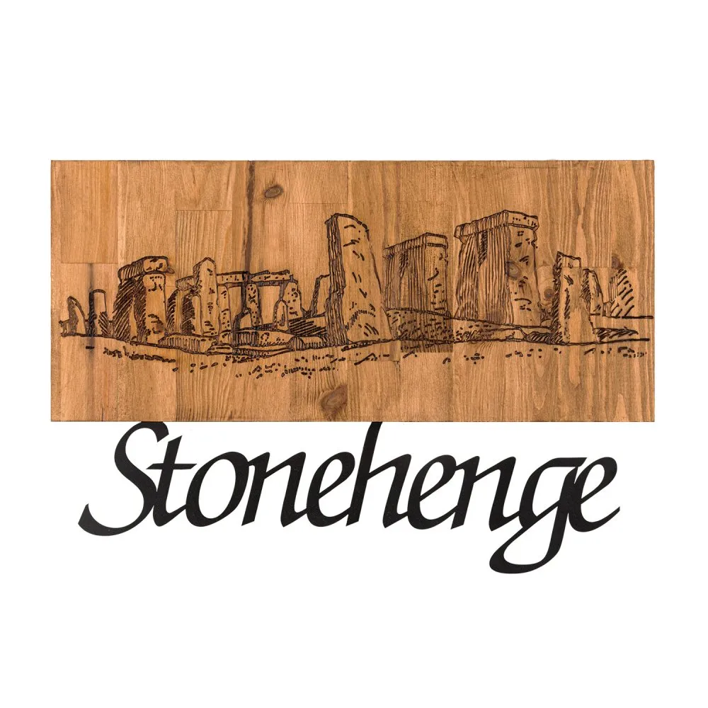 Dekorativni drveni zidni pribor Stonehenge