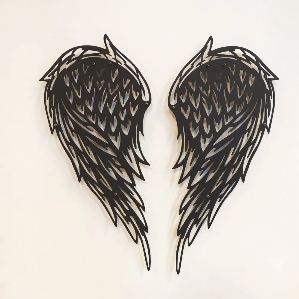 Dekorativni metalni zidni pribor Angel Wings APT240MS