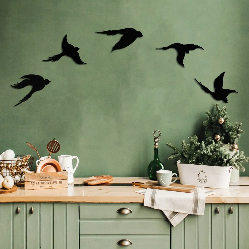 Dekorativni metalni zidni pribor Birds APT646MS