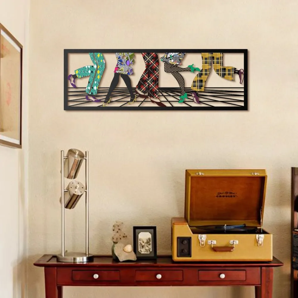 Dekorativni metalni zidni pribor Let's Dance Metal Wall Art APT005