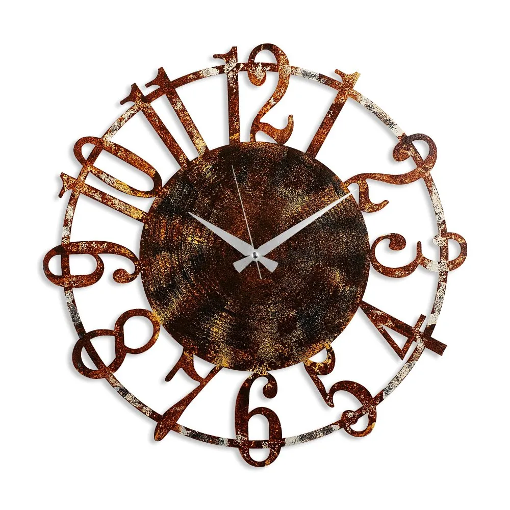Dekorativni metalni zidni sat Metal Wall Clock 15 2