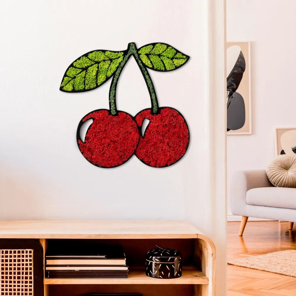 Dekorativni zidni pribor Moss Cherry
