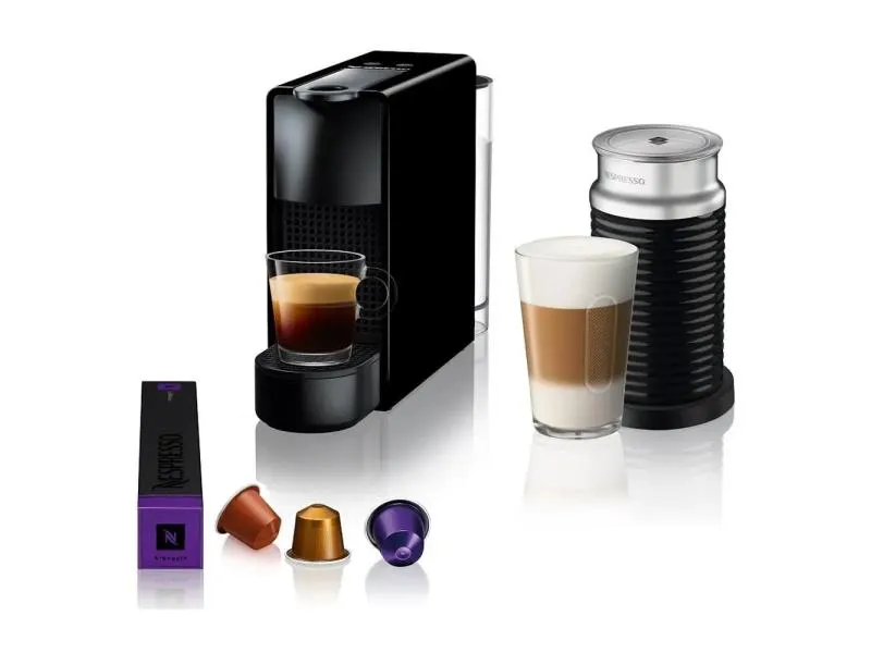 Essenza Mini Black & Aeroccino Aparat za kafu i aparat za pravljenje pene od mleka (A3NC30EUBK-TX)