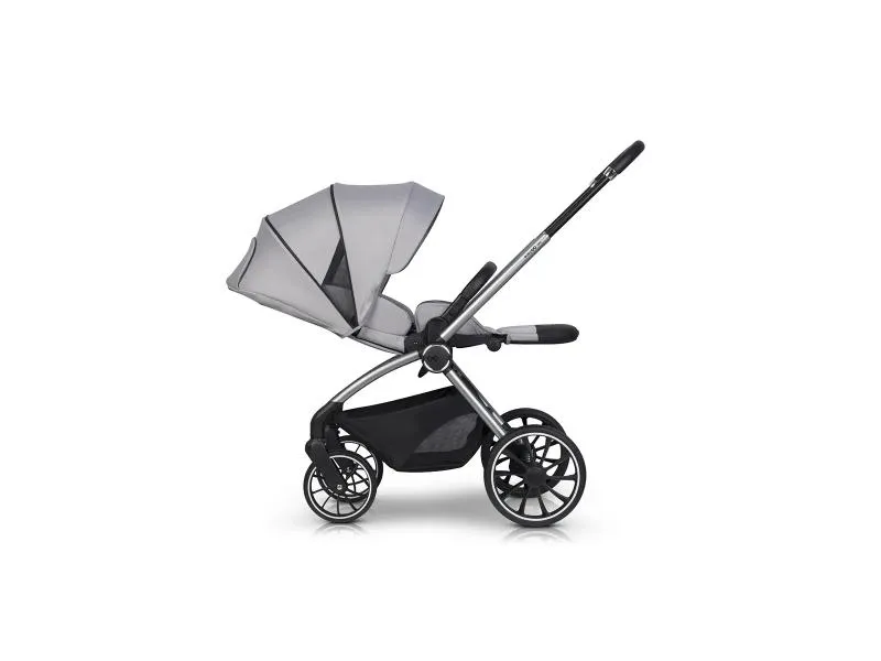 EUROCART EASY GO GIRO 2U1 KOLICA ZA BEBE CLOUDY GREY