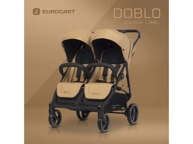 Eurocart kolica za blizance doblo camel