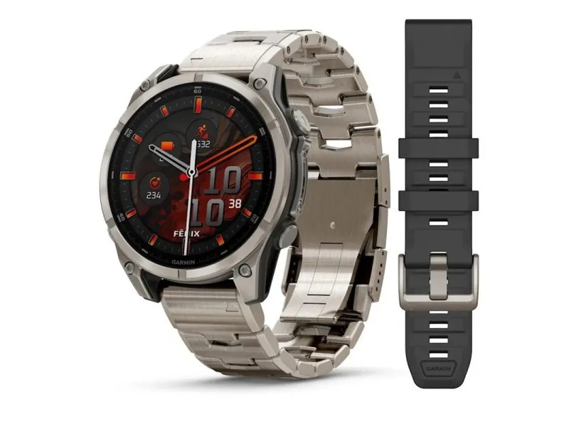 Fenix 8 47, AMOLED, Sapphire, Titanium Band (010-02904-40)