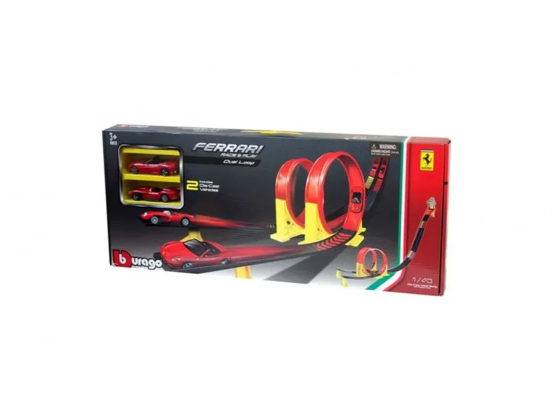 FERRARI dual loop PLAYSET 1:43