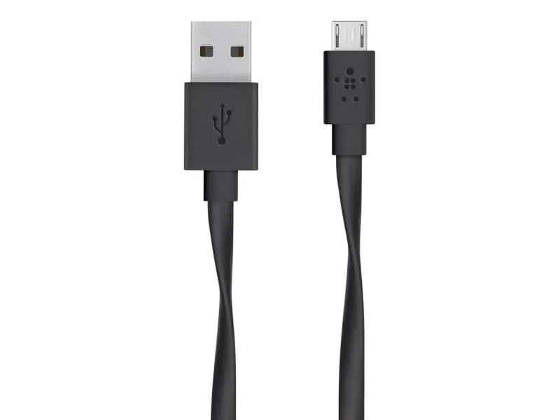 Flat kabl USB-A na microUSB 1.8 m crni (F2CU046BT06-BLK )