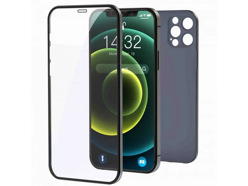 Futrola Hard Case 2in1 ultra thin za Iphone 13 crna