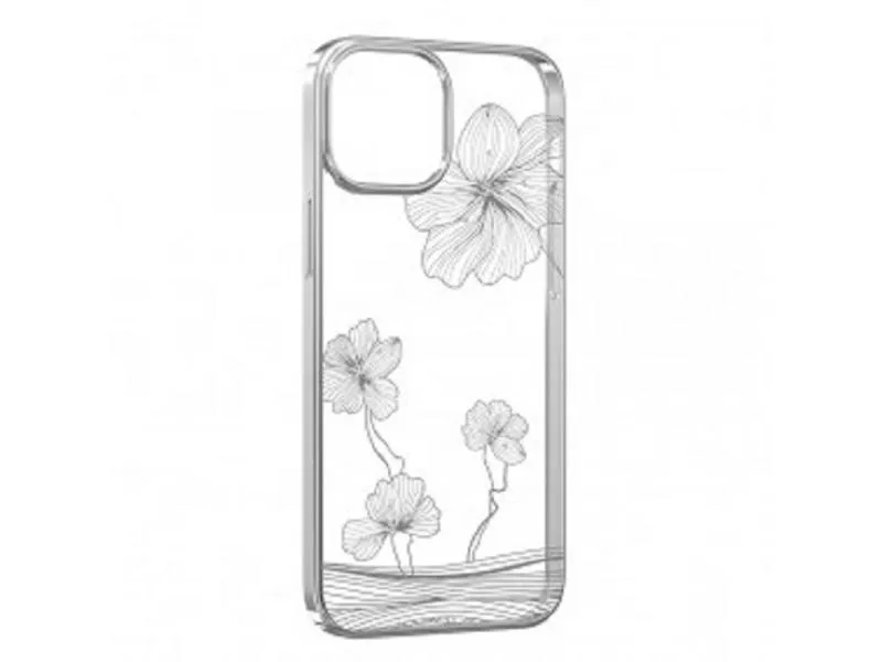 Futrola Hard Case Devia Crystal Flora za Iphone 13 srebrna 24604