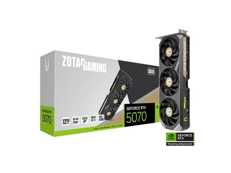 Gaming Geforce RTX 5070 Solid 12GB GDDR7 ZT-B50700D-10P