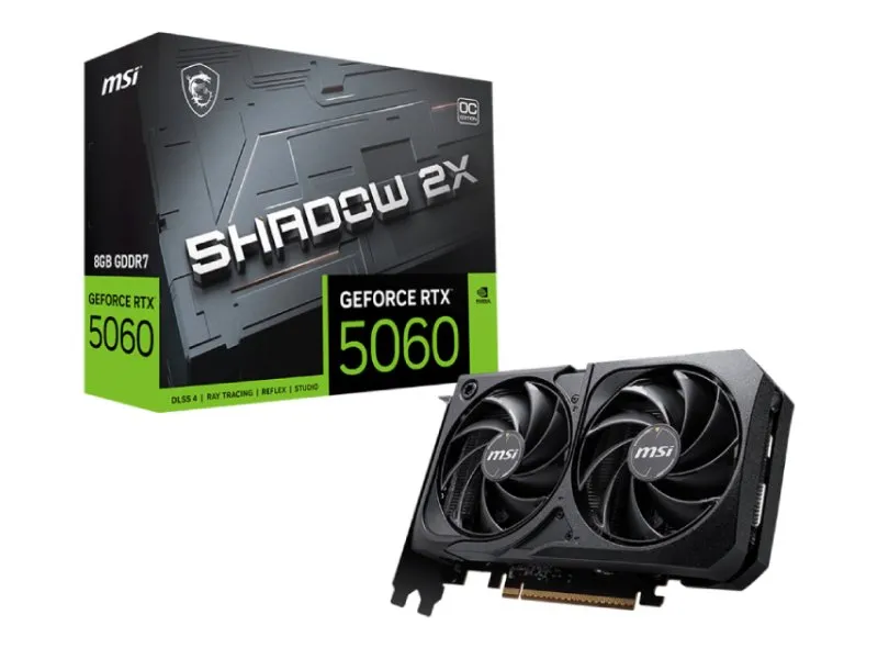 GeForce RTX 5060 SHADOW 8GB 128bit SHADOW 2X OC