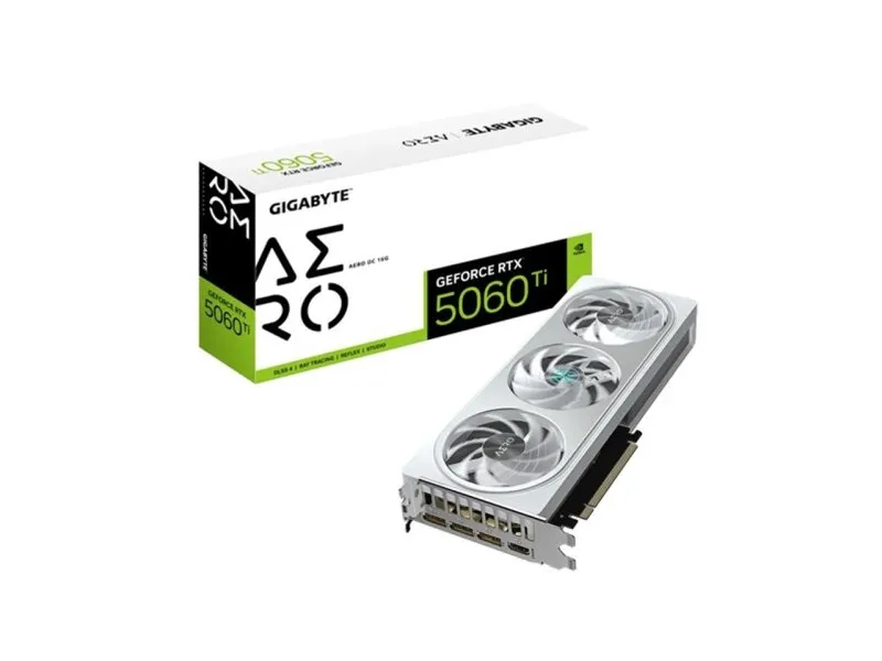 GeForce RTX 5060 Ti AERO OC 16G GDDR7 128bit GV-N506TAERO OC-16GD