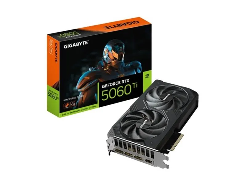 GeForce RTX 5060 Ti WINDFORCE OC 16G GDDR7 128bit GV-N506TWF2OC-16GD