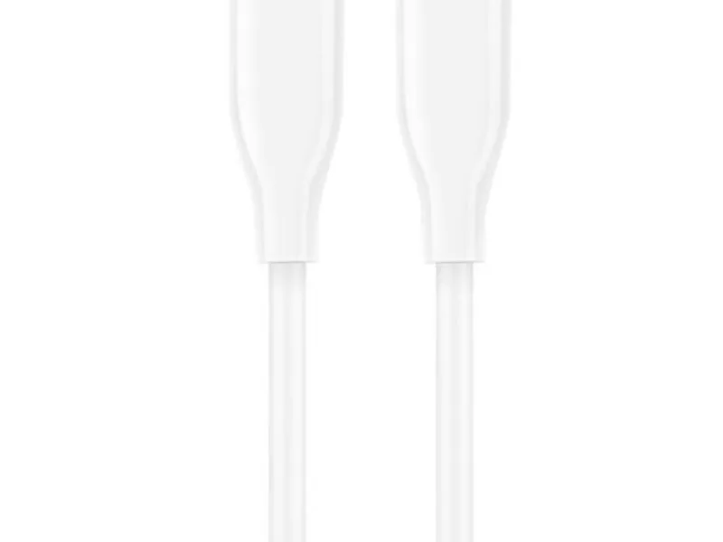 GEMBIRD CC-USB2S-CMCM-1.5M-W Gembird 60W Premium silicon Type-C PD charging & data cable, 1.5m, White