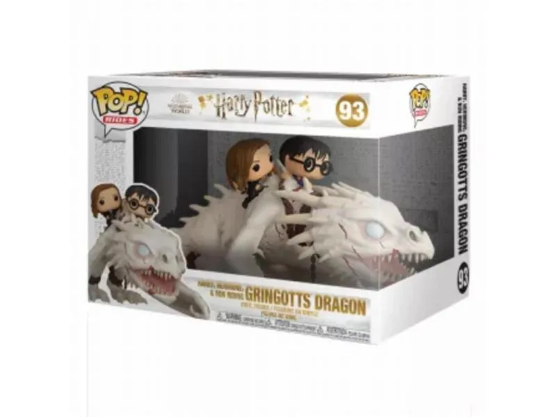 Harry Potter - Dragon W/Harry, Ron, & Hermione